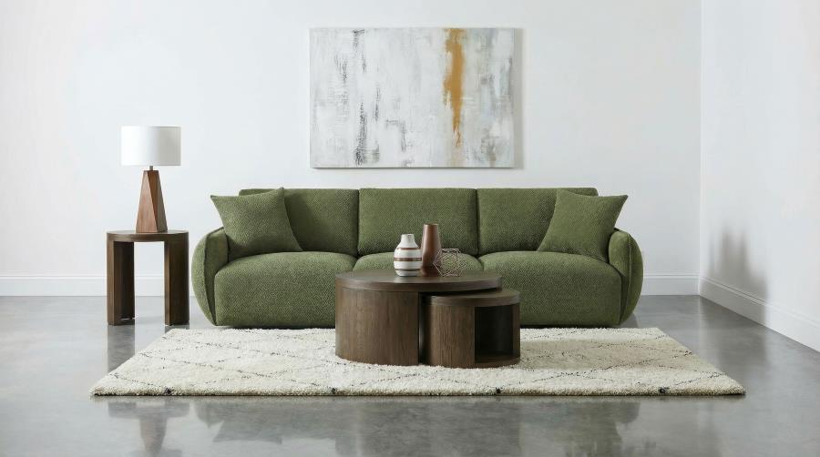 Elysia Fabric Upholstered Modular Lounge Sofa Green | Green | 551895-SOFA