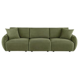Elysia Fabric Upholstered Modular Lounge Sofa Green | Green | 551895-SOFA