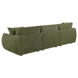 Elysia Fabric Upholstered Modular Lounge Sofa Green | Green | 551895-SOFA