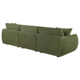 Elysia Fabric Upholstered Modular Lounge Sofa Green | Green | 551895-SOFA