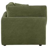 Elysia Fabric Upholstered Modular Corner Chair Green | Green | 551896