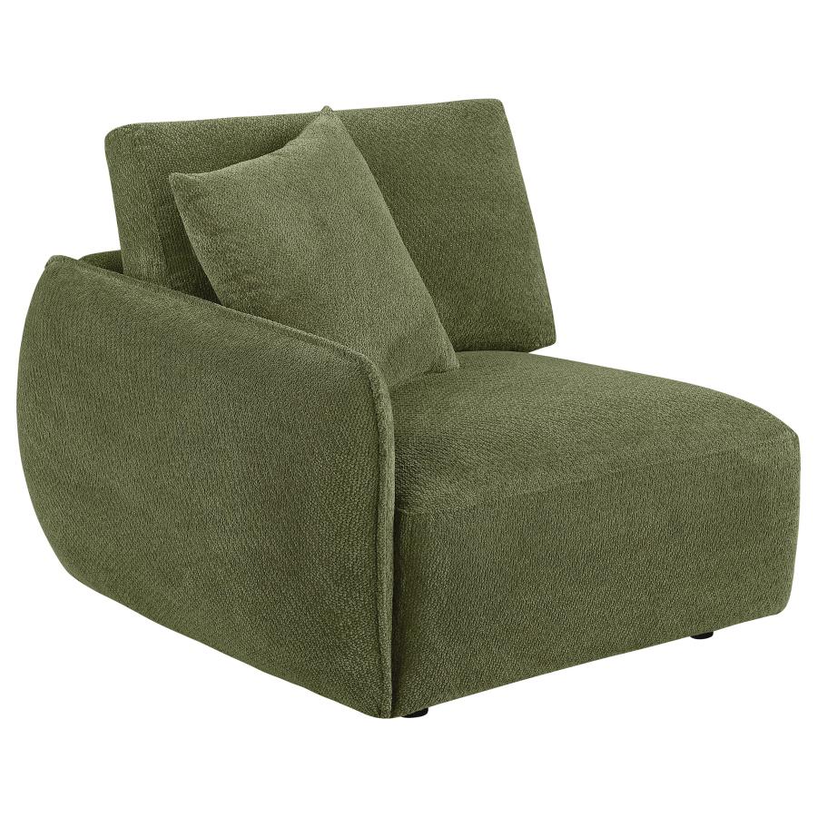 Elysia Fabric Upholstered Modular LAF Chair Green | Green | 551898LAF
