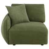 Elysia Fabric Upholstered Modular LAF Chair Green | Green | 551898LAF