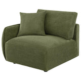 Elysia Fabric Upholstered Modular LAF Chair Green | Green | 551898LAF