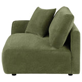 Elysia Fabric Upholstered Modular LAF Chair Green | Green | 551898LAF