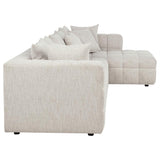 Amara 3-Piece Upholstered Sectional Sofa | Ivory | 551911-SETA