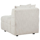 Amara Upholstered Armless Chair | Ivory | 551911