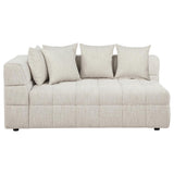 Amara Upholstered LAF Loveseat | Ivory | 551914LAF