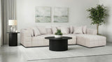 Amara Upholstered LAF Loveseat | Ivory | 551914LAF