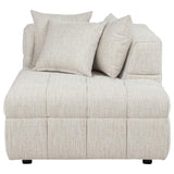 Amara Upholstered RAF Chaise | Ivory | 551915RAF