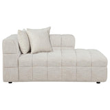 Amara Upholstered RAF Chaise | Ivory | 551915RAF