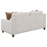 Christine 3-piece Upholstered Sloped Arm Sofa Set Beige | Beige | 552061-S3