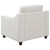 Christine 3-piece Upholstered Sloped Arm Sofa Set Beige | Beige | 552061-S3
