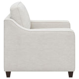 Christine 3-piece Upholstered Sloped Arm Sofa Set Beige | Beige | 552061-S3