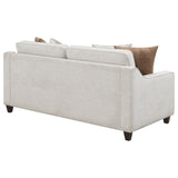 Christine Upholstered Sloped Arm Sofa Beige | Beige | 552061