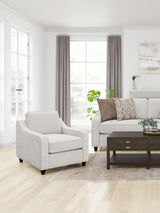 Christine Upholstered Sloped Arm Accent Chair Beige | Beige | 552063