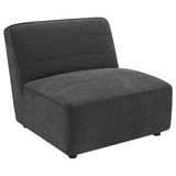 Sunny 6-piece Upholstered Modular Sectional Sofa Charcoal | Grey | Dark Charcoal | 552081-SET