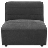 Sunny 6-piece Upholstered Modular Sectional Sofa Charcoal | Grey | Dark Charcoal | 552081-SET