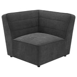 Sunny 6-piece Upholstered Modular Sectional Sofa Charcoal | Grey | Dark Charcoal | 552081-SET