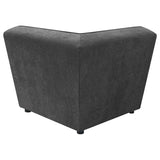Sunny 6-piece Upholstered Modular Sectional Sofa Charcoal | Grey | Dark Charcoal | 552081-SET