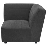 Sunny Upholstered Corner Chair Dark Charcoal | King | Grey | Dark Charcoal | 552082