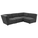 Sunny Upholstered Corner Chair Dark Charcoal | King | Grey | Dark Charcoal | 552082