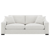 Ashlyn Fabric Upholstered Track Arm Sofa Sand | Beige | Sand | 552091