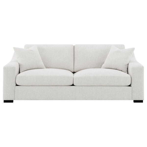Ashlyn Fabric Upholstered Track Arm Sofa Sand