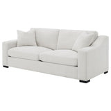 Ashlyn Fabric Upholstered Track Arm Sofa Sand | Beige | Sand | 552091