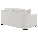 Ashlyn Fabric Upholstered Track Arm Loveseat Sand | Beige | Sand | 552092