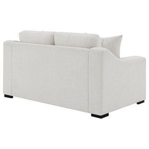 Ashlyn Fabric Upholstered Track Arm Loveseat Sand