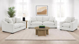 Ashlyn Fabric Upholstered Track Arm Loveseat Sand | Beige | Sand | 552092