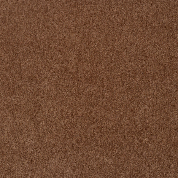 Selma Velvet Upholstered Crescent Arm Sofa Rust