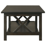Rachelle 3-piece Rectangular Coffee Table Set Deep Merlot | Brown | Dark Merlot | 5909