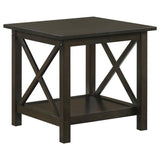 Rachelle 3-piece Rectangular Coffee Table Set Deep Merlot | Brown | Dark Merlot | 5909