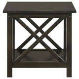 Rachelle 3-piece Rectangular Coffee Table Set Deep Merlot | Brown | Dark Merlot | 5909