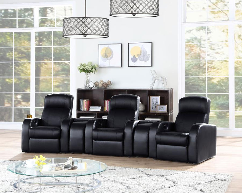 Cyrus 3-piece Upholstered Home Theater Seating