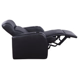Cyrus 5-piece Upholstered Home Theater Seating | Black | 600001-S4B