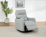 Dayes Upholstered Power Lift Recliner Chair Light Grey | Grey | Light Grey | 600130P