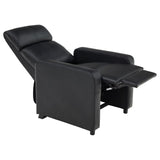 Toohey Upholstered Tufted Recliner Living Room Set Black | Gallery | 600181-S3A 600181-S3B 600181-S4A 600181-S4B 600181-S5A 600181-S5B