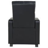 Toohey Upholstered Tufted Recliner Living Room Set Black | Gallery | 600181-S3A 600181-S3B 600181-S4A 600181-S4B 600181-S5A 600181-S5B