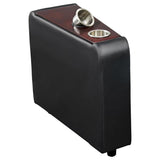 Toohey Upholstered Home Theater Storage Wedge Console Black | King | Black | 600182