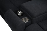 Hagen Upholstered Power Reclining Sectional Sofa Steel Grey | Grey | Steel Grey | 600500P