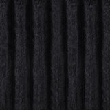 Jacana Corduroy Upholstered Dual Power Chaise Sofa Black