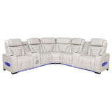 HP0426 Power2 Reclining Sectional 3 Pc Set Beige