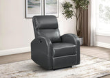 Grant Upholstered Power Recliner Chair Grey | Grey | 601499P