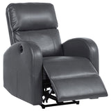 Grant Upholstered Power Recliner Chair Grey | Grey | 601499P