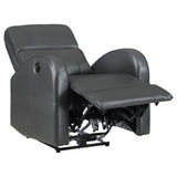Grant Upholstered Power Recliner Chair Grey | Grey | 601499P