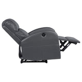 Grant Upholstered Power Recliner Chair Grey | Grey | 601499P