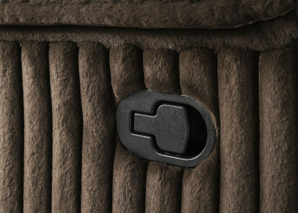 Atkinson Upholstered Reclining Sectional Sofa Chocolate